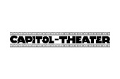Kundenlogo für das Kino Capitol-Theater, schwarzer Schriftzug mit Filmstreifen-Dekor