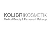 Kundenlogo eines Kosmetikstudios, Schriftzug in grau