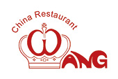 Kundenlogo eines chinesischen Restaurants in weinrot mit Krone als ersten Buchstaben