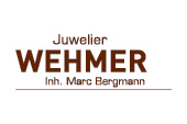 Kundenlogo brauner Schriftzug auf roter feiner Linie