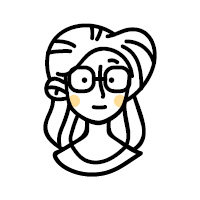 Illustration Frau mit Brille - stellvertretend für eine Mitarbeiterin